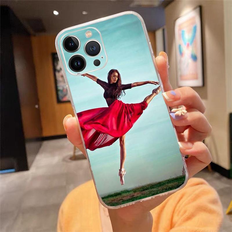 Phone Case For iphone 17ProMax Air 16 15 14 13 Pro Max 15 16 Pro 15Plus Ballerina dance ballet girl