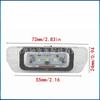 LED License Plate Light Compatible with Mercedes GL X164 ML W164 R W251 High Quality Car Accessories tallation Kit