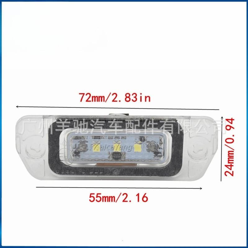 LED License Plate Light Compatible with Mercedes GL X164 ML W164 R W251 High Quality Car Accessories tallation Kit
