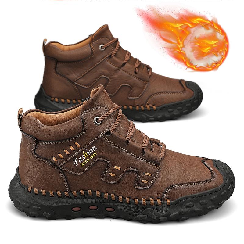 38-48 Осень Зима Мужские Ботинки Ручной Работы Удобные Ботинки Для Мужчин Повседневная Обувь Мокасины Мужская Обувь Инструменты 45 4290₽