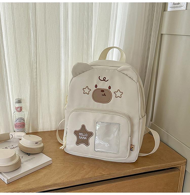 School bag new cartoon love backpack lightweight versatile children's bag casual high value batch