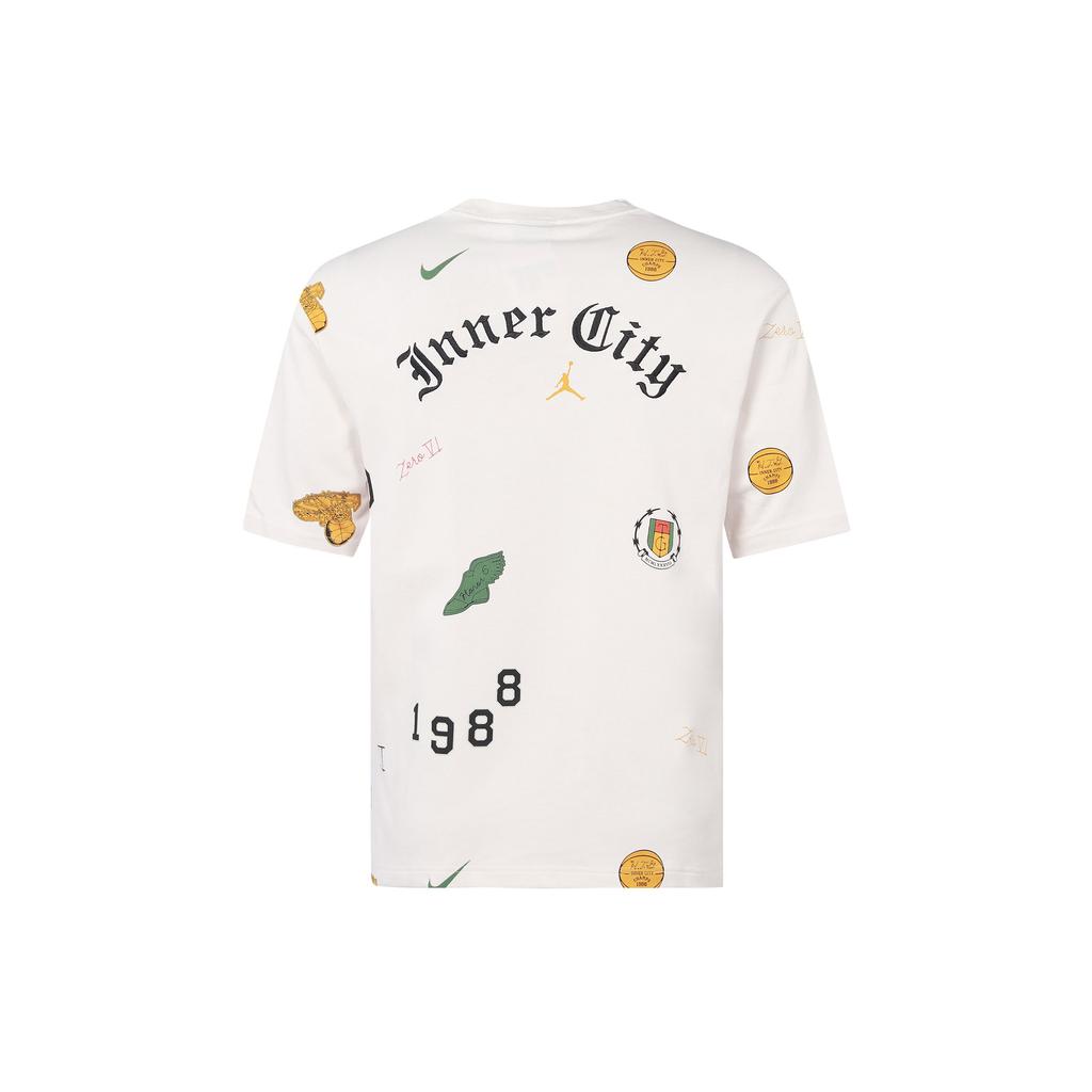 Jordan HTG 23SS Limited Edition Basketball Graphic Short-Sleeve T-Shirt Men Tops White DX6246-030