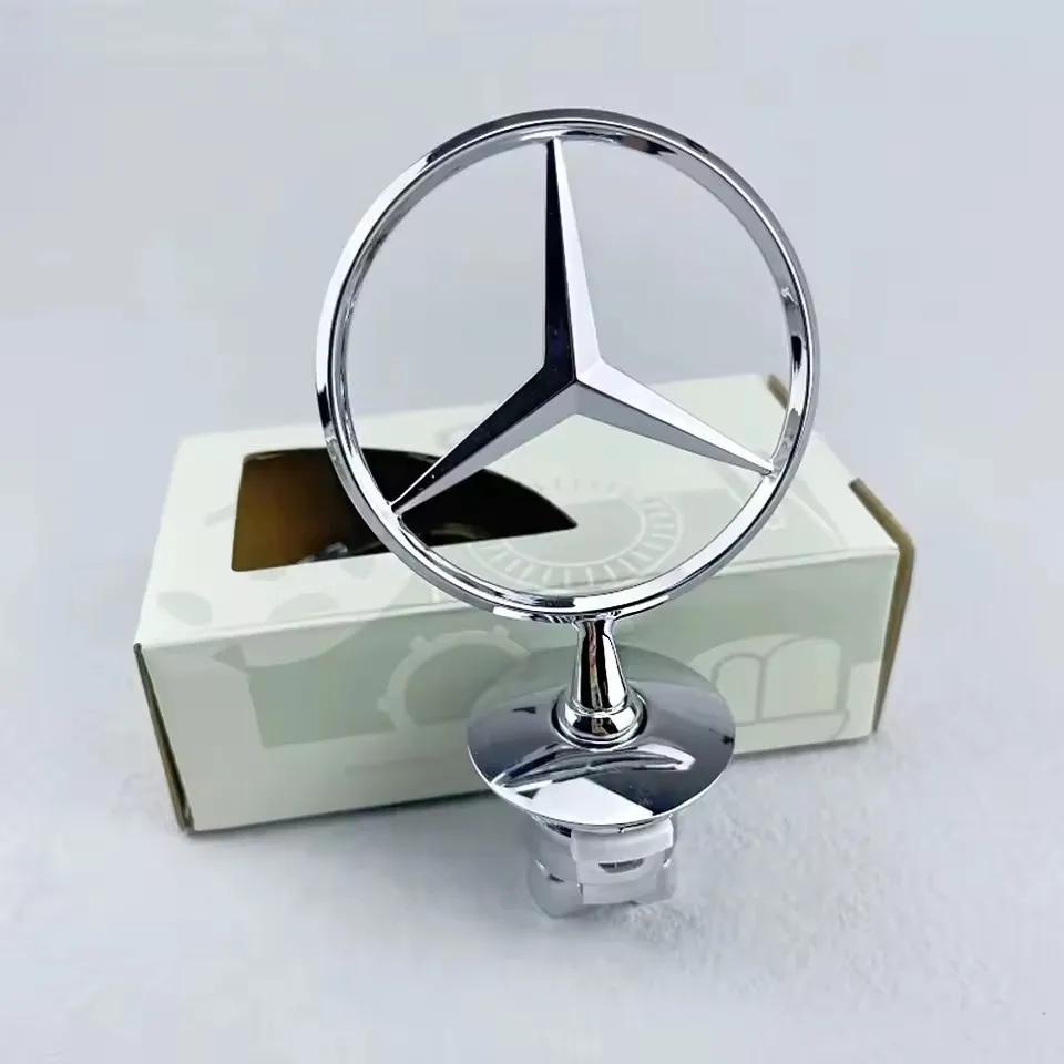 

1pcs emblem Star Bonnet Car Hood Front Logo for Mercedes E S Class w204 w211 w205 W212 w203 w213 accessories Mercedes Benz