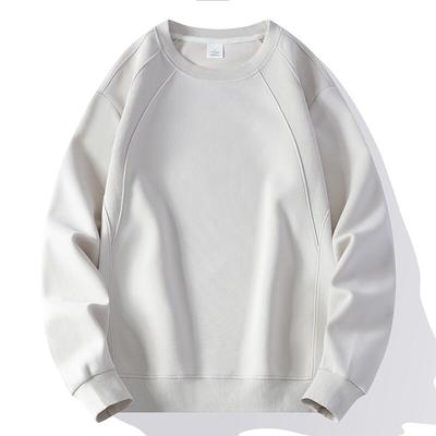 Men's Round Neck Sweater Loose Spring Leisure Sports Shirt Youth Simple Pullover Long Sleeve T-shirt