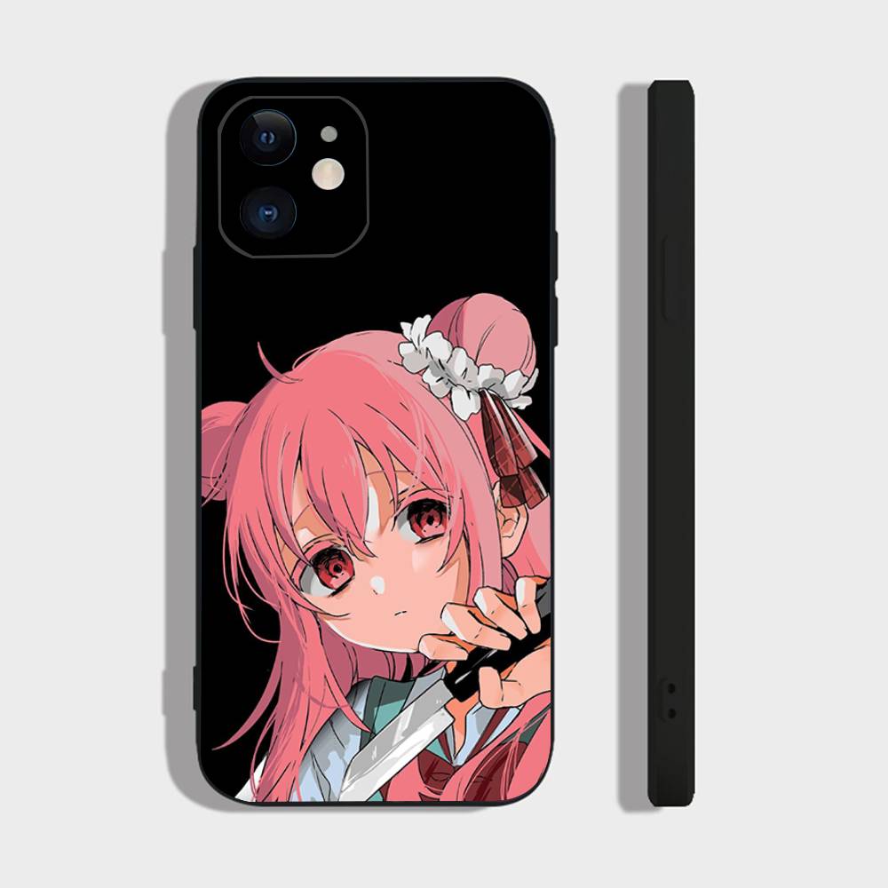 Anime Happy Sugar Life Phone Case For IPhone 17 Air 16 15 14 13 Pro Max 11 12 Black Silicone Cover