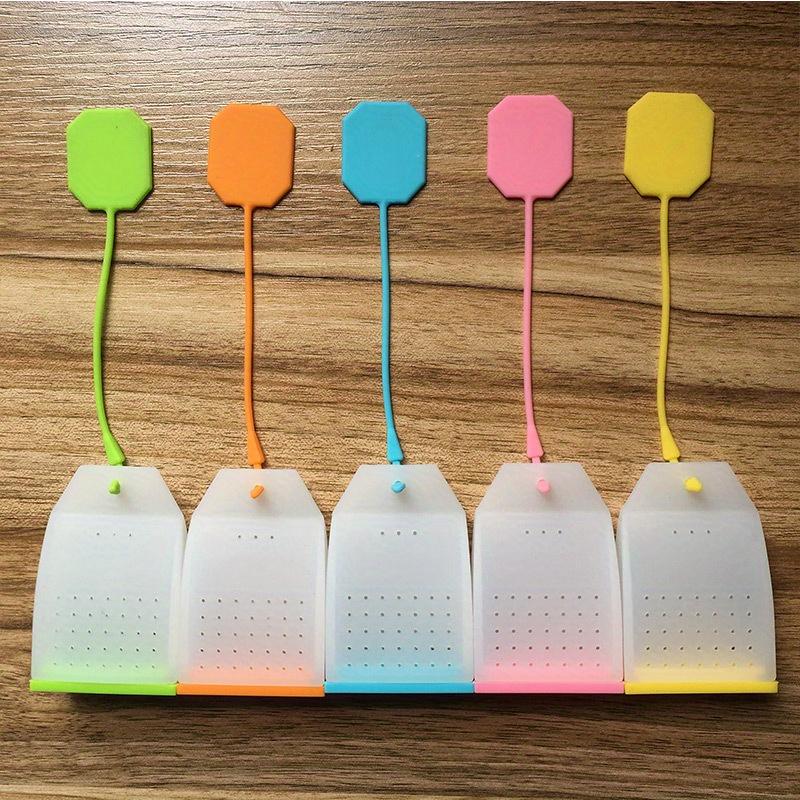 2pcs Colorful Silicone Tea Infuser Effortless Herb & Spice Infusion For A Perfect Cup Of Tea Easy To Use & Clean Durable Material Assorted Colors