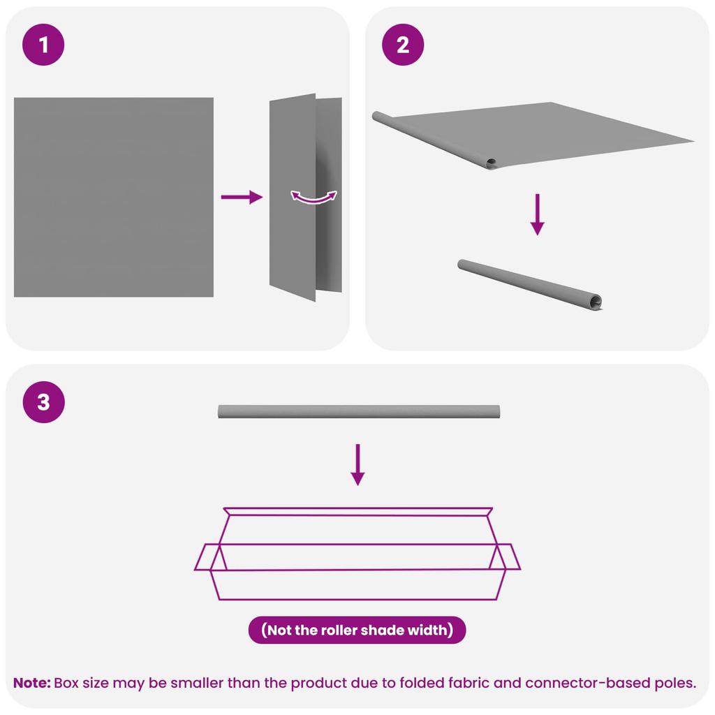 Outdoor Roller Blinds with UV Protection Light Grey 120 x 140 cm