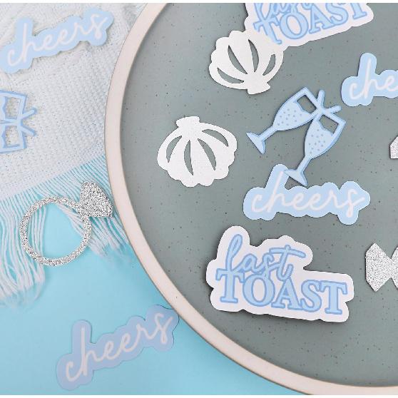 200psc Last Toast On the Coast Confetti - Last Toast Bachelorette Party Decorations, Ocean Bridal Shower Confetti, Beach and Coastal Bachelorette