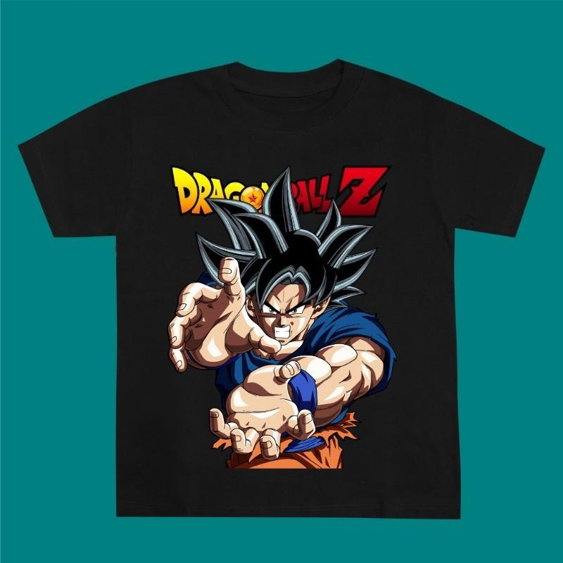 Japanese Animation Dragon Ball Animation Men's T-shirt Summer New Retro Fashion Men's and Women's Streetwear