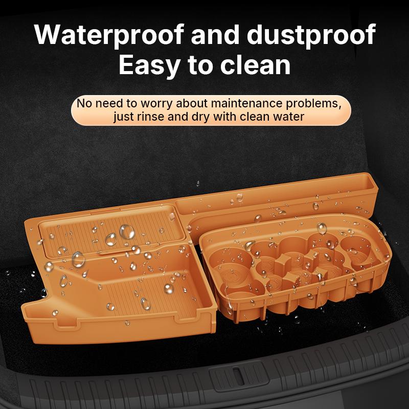 For Xiaomi Yu7 2025 2026 Trunk Storage Box Tail Box Leveling Organizer Interior Modification Special-Fit Interior Accessories