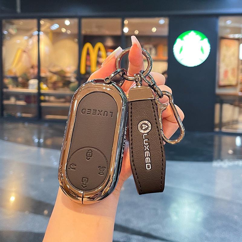 Kompatibel mit 2026 LUXEED R7 Schlüssel: Neue LUXEED S7 Bluetooth Smart Schutzhülle Tasche mit Schnalle.