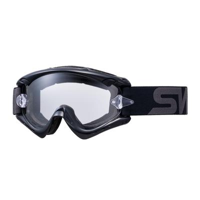 Swans Motorcycle Made In Black and for Dirt and MX-RUSH-PET BK/G Goggles, Japan, Gray, Bikes, Motocross, Off-Road