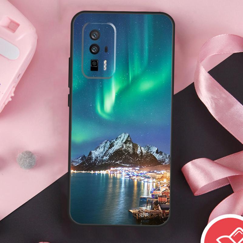 Northern Lights Case For Xiaomi 13 14 Ultra 11T 12T 13T Pro 12 Lite POCO X6 Pro F5 M6 X5 X3 F3 M5s F6 Cover