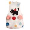 Cartoon Waterproof Apron Polyester Cooking Vest Apron Practical Oil Proof Apron  Apartment