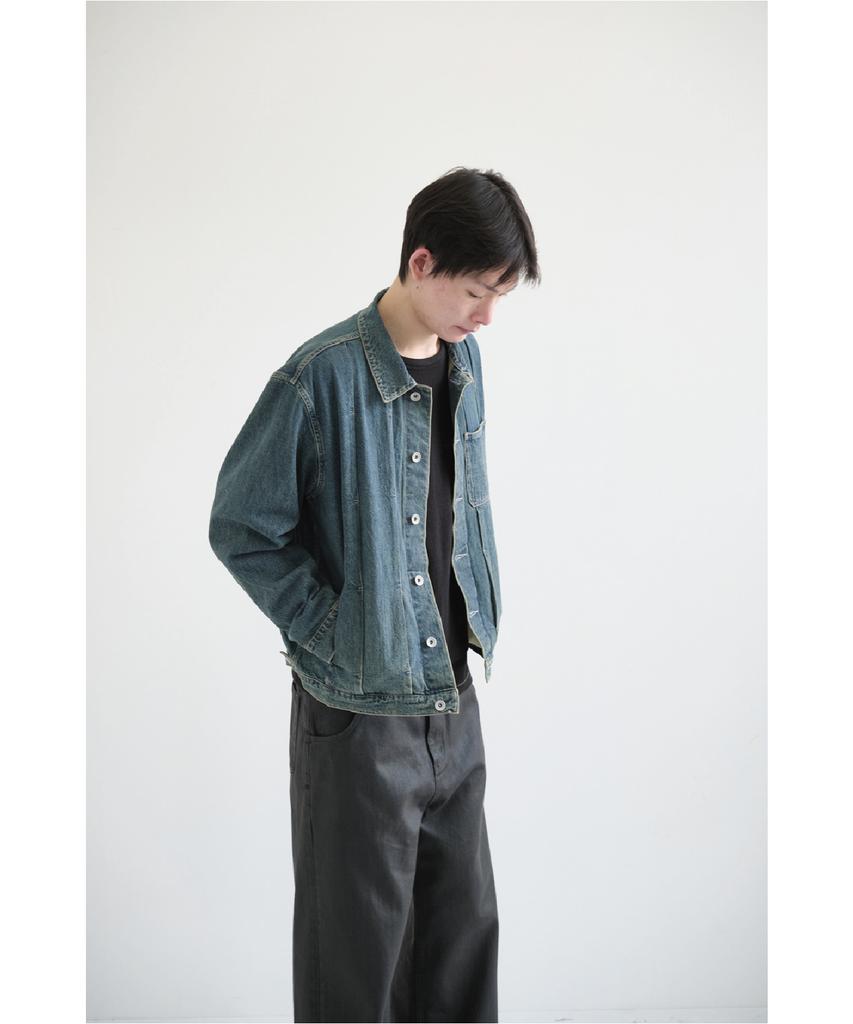 Hatchingroom Trucker Jacket Vintage Blue