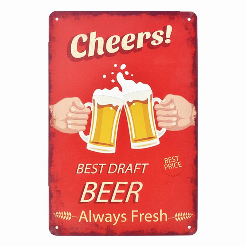 Rum Vintage Metal Tin Signs, Beer Wall Stickers, Bar, Grill, Pub, Cafe, Home Decor, Whisky Art Painting, Decorative Plates