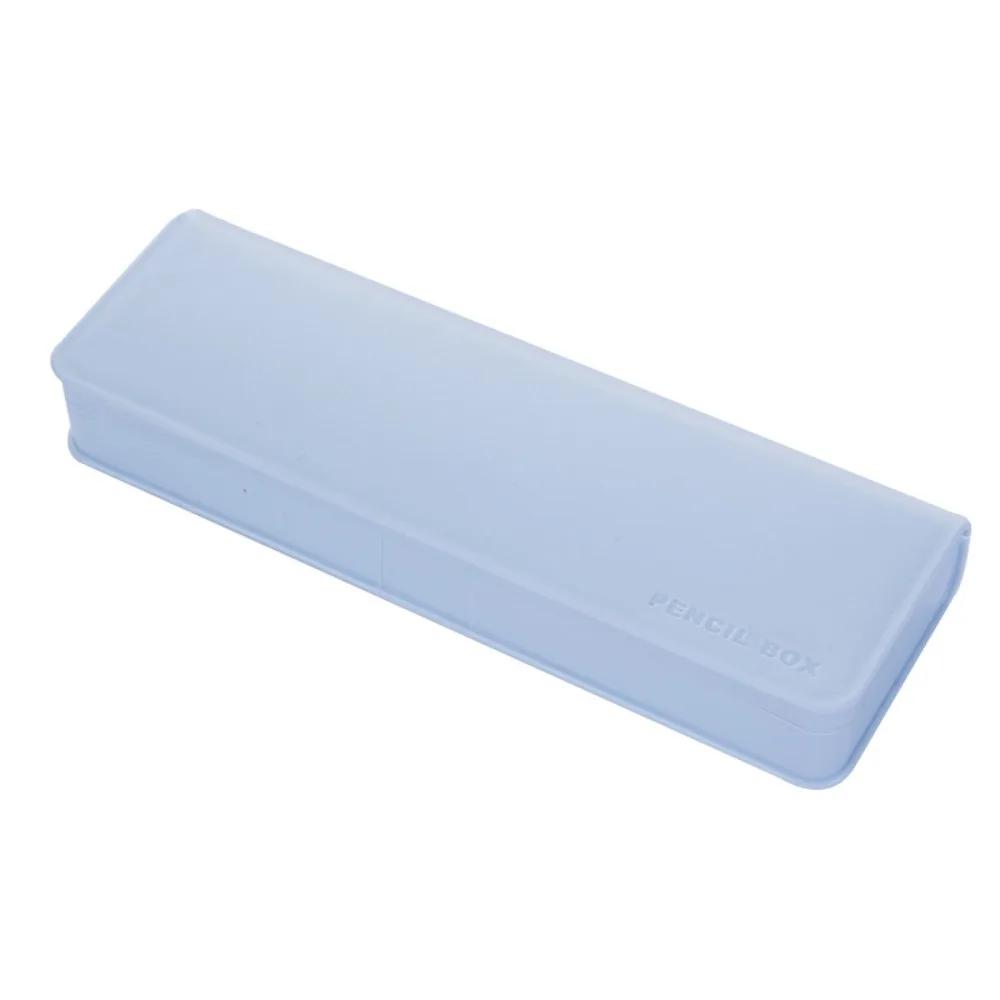 High Quality Plastic Pencil Case Portable Large Capacity Stationery Case Pen Box Elementary Students