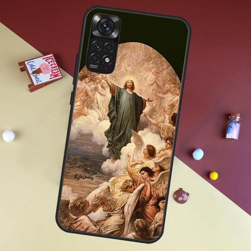 Jesus Christ God For Xiaomi Redmi Note 11 Pro Case For Redmi Note 8 9 12 10 Pro 9S 10S 11S 9A 9C 10C Cover