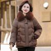 Pack down cotton-padded clothes for leisure in winter, new cotton-padded clothes, thickened warm cotton-padded jackets, loose.