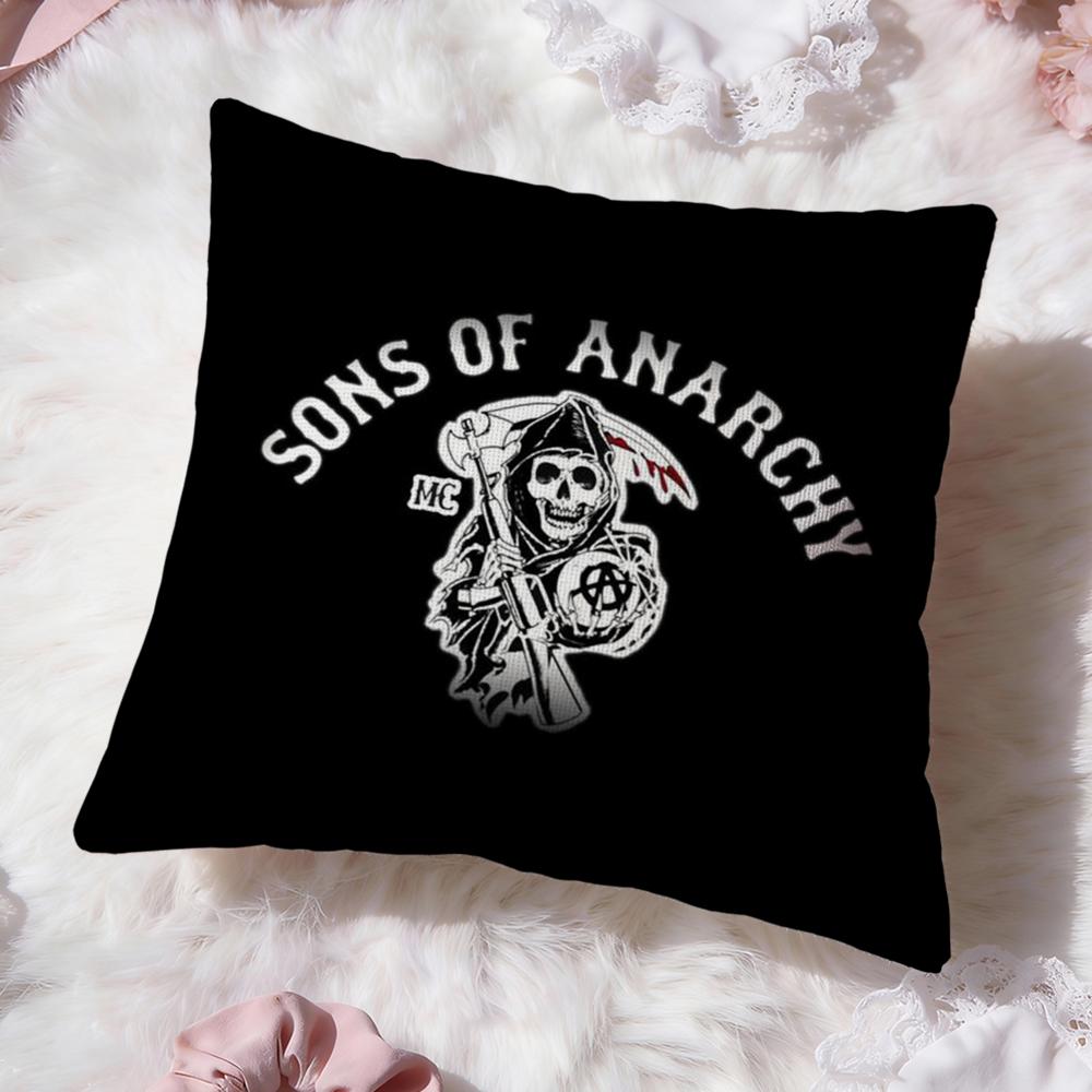 Film S-Sons of AnarchyS Kissenbezug Premium Komfort Wendbare Kissenhülle -Zwei-in-Eins-Design für jeden Raum & Autoinnenraum