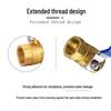 QiZhou 216 Series Threaded Brass Manual Ball Valve