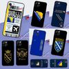 Bosnia and Herzegovina Passport For iPhone 16 15 14 Pro Max Phone Case For iPhone 13 11 12 Pro Max Mini 7 8 Plus XS X XR Cover