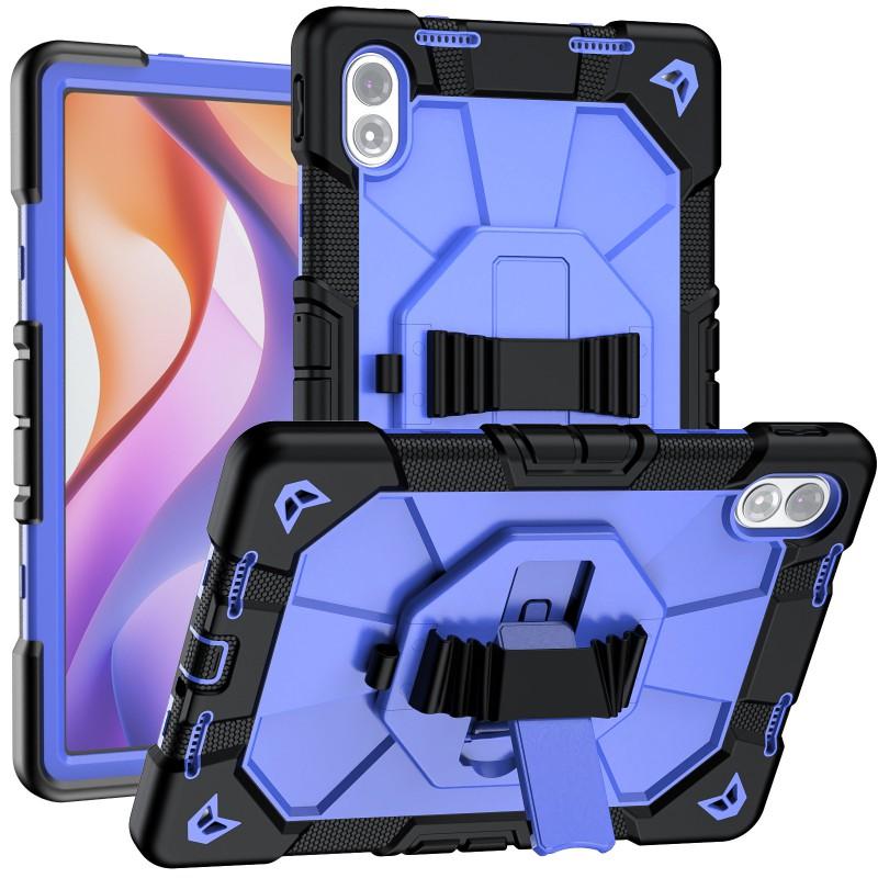 Redmi Pad Pro 12.1 Inch Protective Case With 360 Rotating Stand Shockproof Silicone PC Hybrid Cover Handheld Use