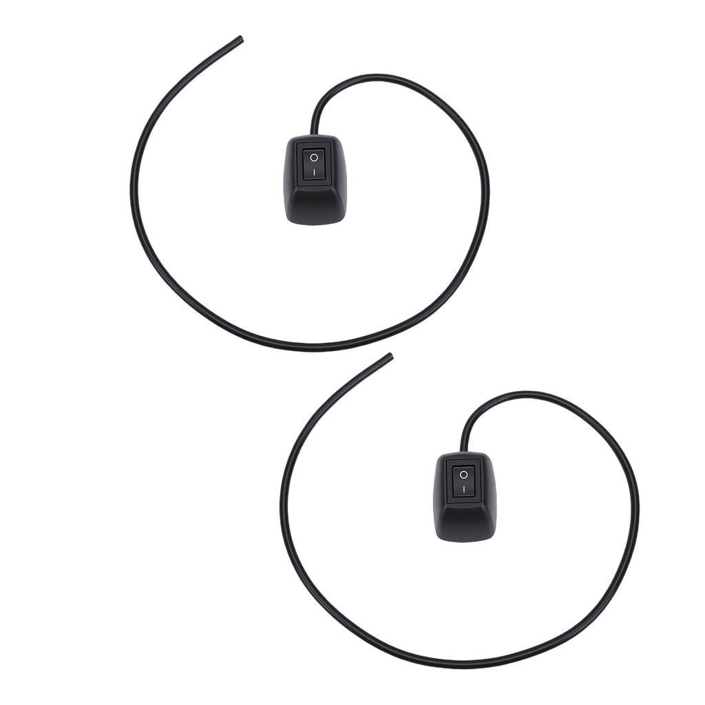 Paste Type Car Push Button Switch Surface Mount Automotive On Off Switch for Various Lamp 2pcs