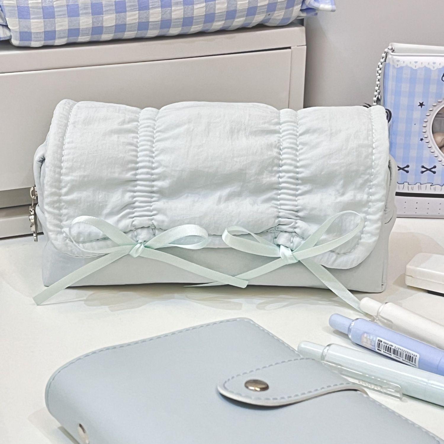 

Минималистичный дизайн, синий пенал для балета для студентов с высокой эстетикой и большой вместимостью, сумка для хранения канцелярских принадлежностей, пенал