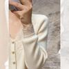 Korean Style V-Neck Knit Cardigan