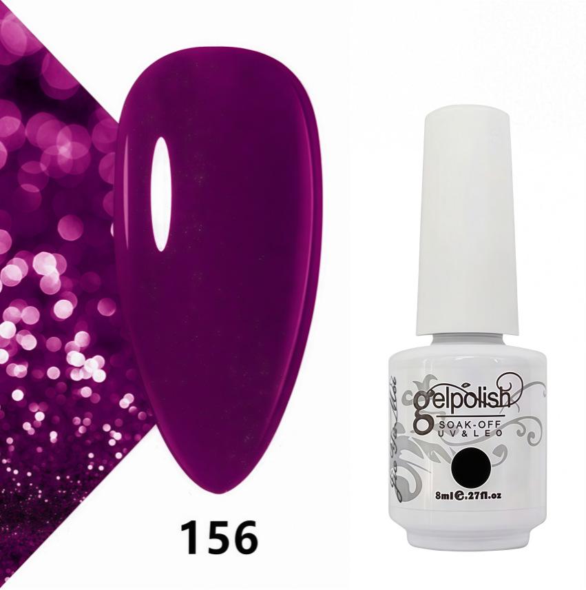 Amber Gel Polish Set: Gel Polish Manicure Kit with Whitening, Base Coat, and Sealer.