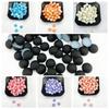 6-12mm Semi Circular Acrylic Flatback Plastic Beads Matte Multi-color Customizable Color Clothing Accessories Beads