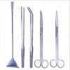 Aquatic Plant Trimming Kit: Stainless Steel Tweezers, Scissors, Clips, Flat Sand Shovel, Algae Scraper, Fish Tank Cleaning Supplies