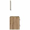 Vidaxl Set di Mobili da Bagno a 2 Pezzi, Rovere Artisan