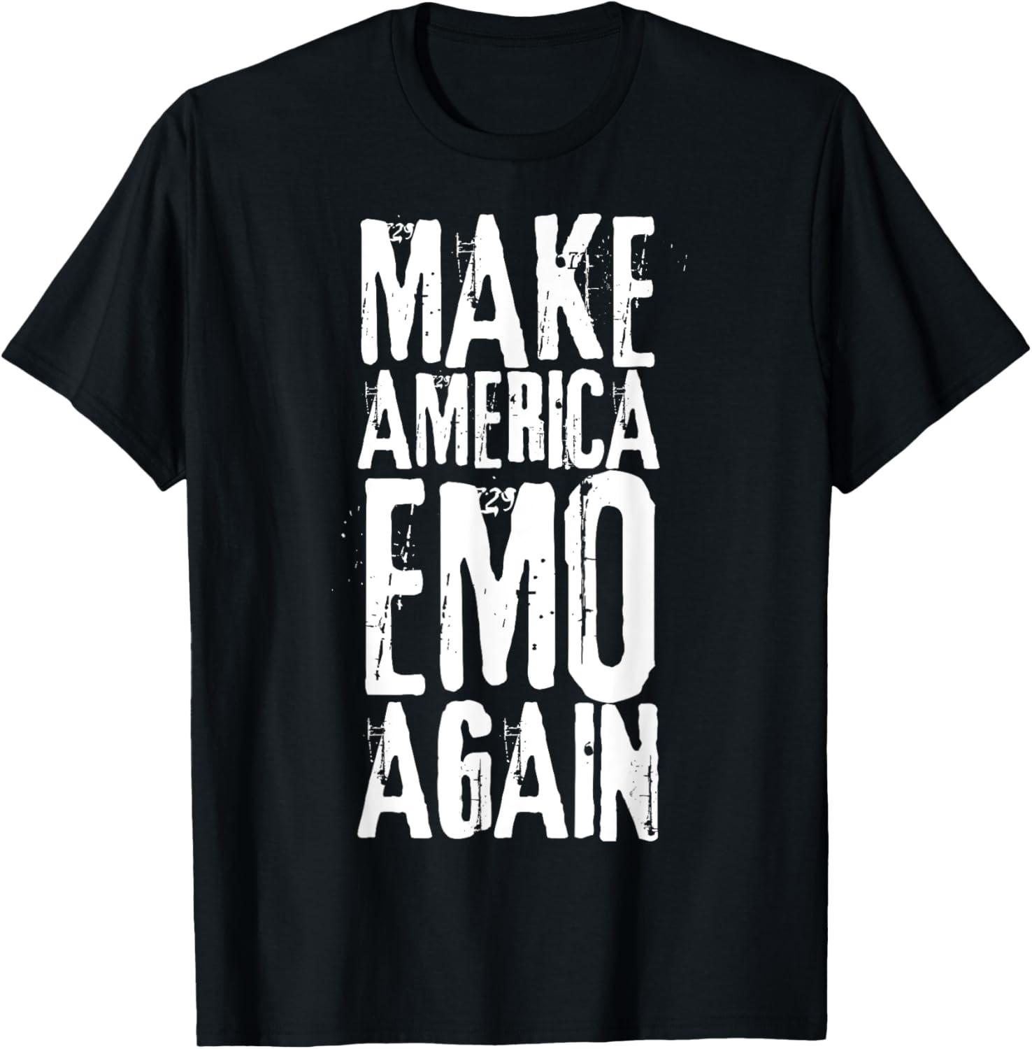 MAKE AMERICA EMO AGAIN T-Shirt S разноцветный