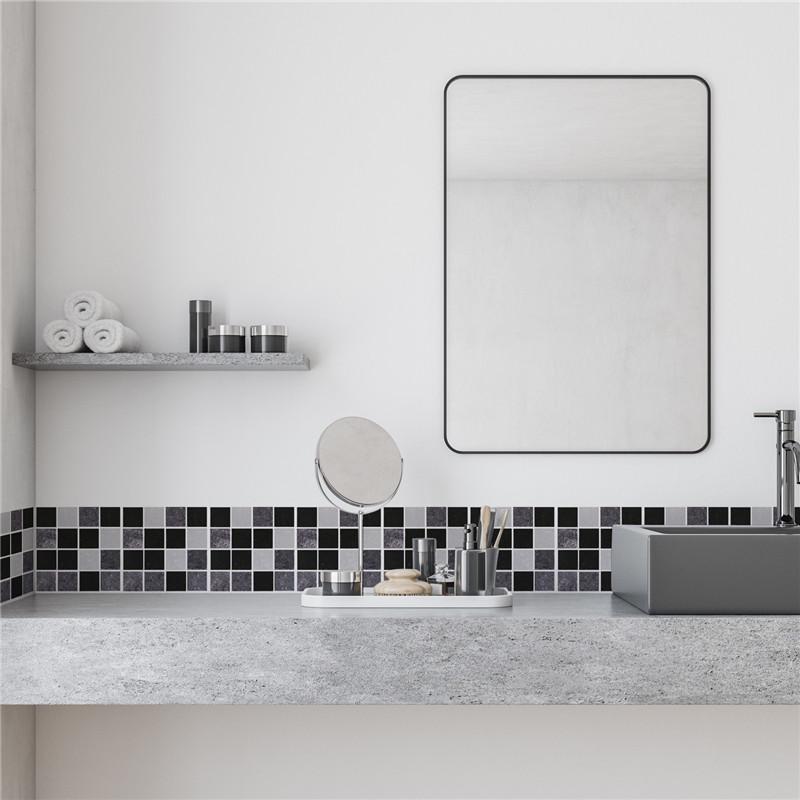 10cm*10cm/10 Bucăți Mozaic 3D Autocolante de Perete Autocolante Gros Tapet Impermeabil Autocolante de Podea DIY Decor Acasă Bucătărie Baie