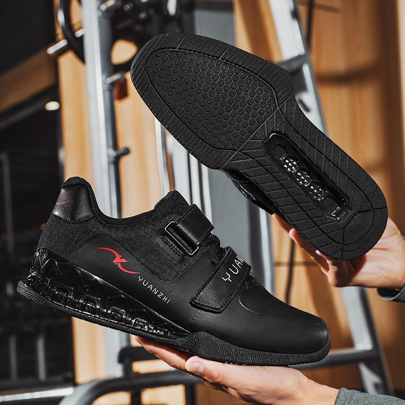 Men Weightlifting Squat Original Deadlift Training Professional Shoes Sneakers Non Slip High-Quality Sports Weightlifting Shoes