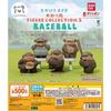BANDAI Takahata Masao Wood Carving Style Baseball Figure Collection 2 Set 5