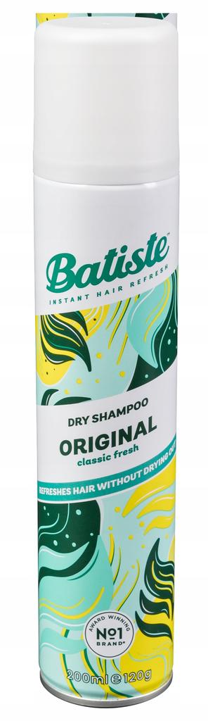 Batiste Original Dry Shampoo, Classic Freshness, Unisex 200