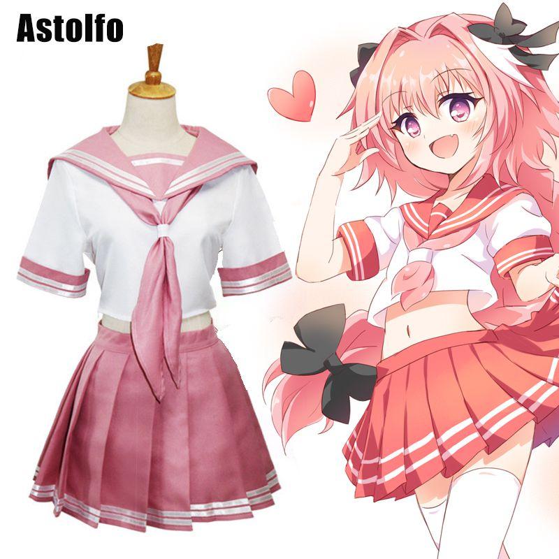 Fate/grand Order Astolfo Cosplay Costume Halloween Outfit Uniform For Women