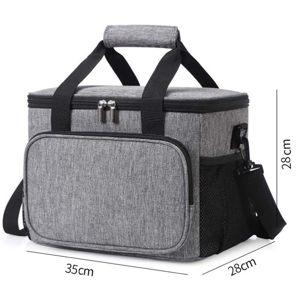 30L Izolovaný chladicí box s velkou kapacitou, Měkký chladicí box s vynikající chladicí silou, Skládací, Ideální pro pikniky, kempování, večírky a rybaření