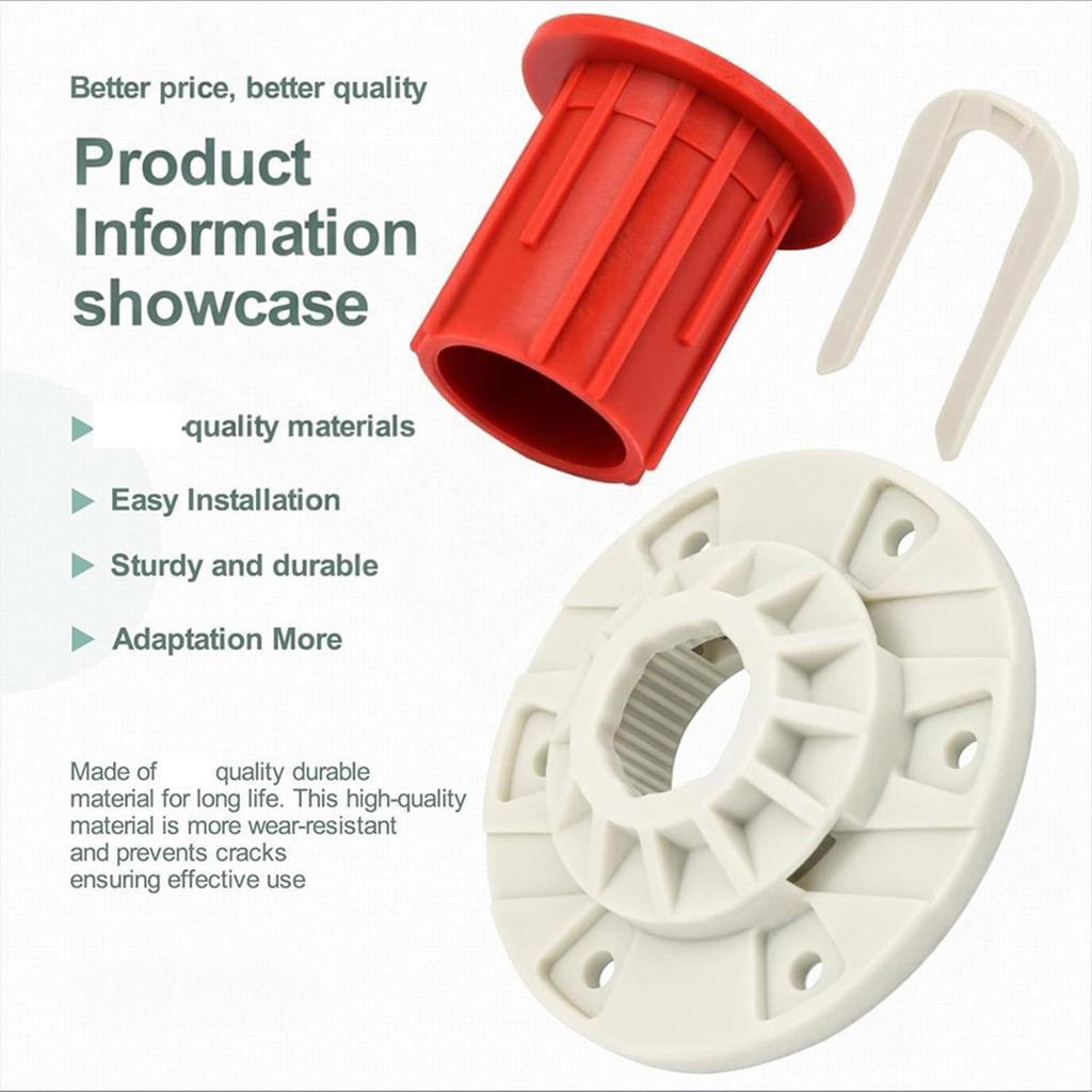 W10396887 W10528947 Washer Basket Driven Hub Kit & 52719 Washing Machine Basket Bushing for , ,