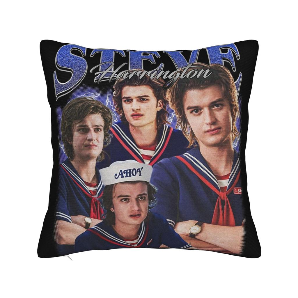 Steve Harrington Kissenbezug Bedruckter Polyester-Kissenbezug Dekorativer Kissenbezug Schlafzimmer Mit Reißverschluss 40*40cm