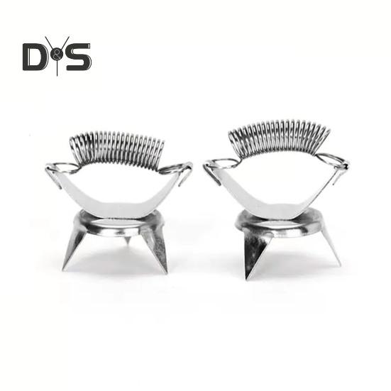 

2 шт. зажим для глазури из нержавеющей стали эргономичный комфортный простой в очистке многофункциональный инструмент для нанесения цвета глазури 2pcs