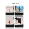 Quickly Connect Air Valves Adapters Durability Plastic Air Nozzle Connector Suitable for Car Bikes Motorcycles