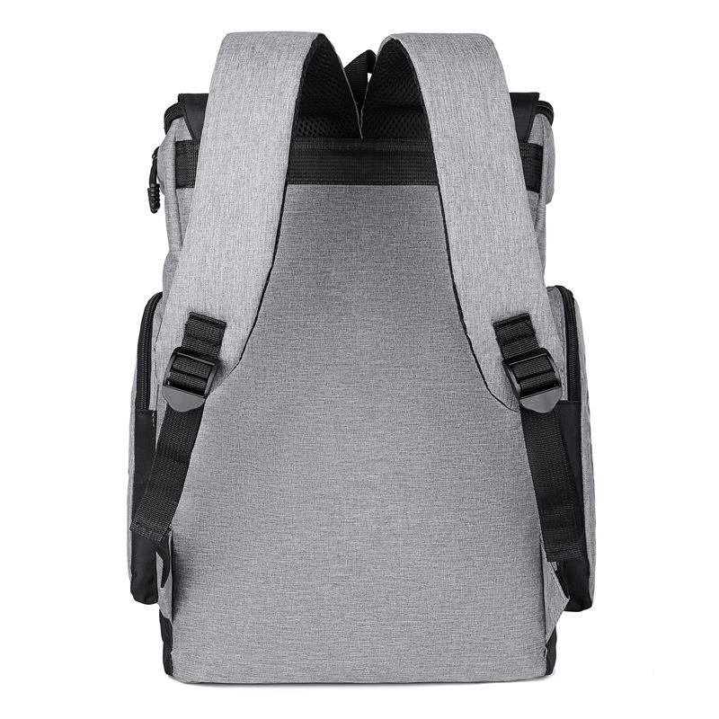 Trendy High Capacity Men's Backpack Leisure Outdoor Travel Bag Computer Handbag Middle School Student College Schoolbags