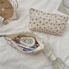 Floral Printing Coin Purse Large Capacity Toiletry Organizer New Makeup Storage Bag
