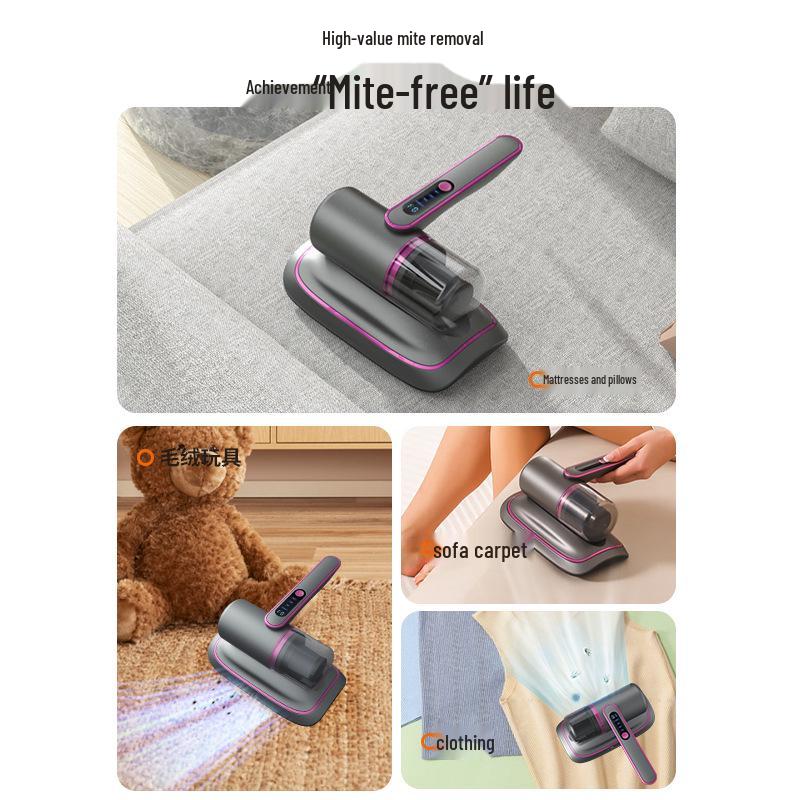 Wireless UV Vacuum Cleaner: High Suction Power, Efficient Mite Remover