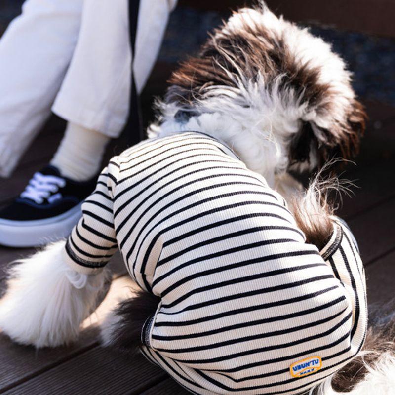 UBUN`TU Daily Stripe All-in-One Black