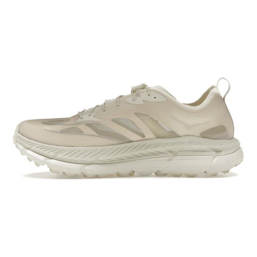 Satisfy X HOKA Mafate Speed 4 Lite Bone Unisex Sneakers Cream 1157050-BONE